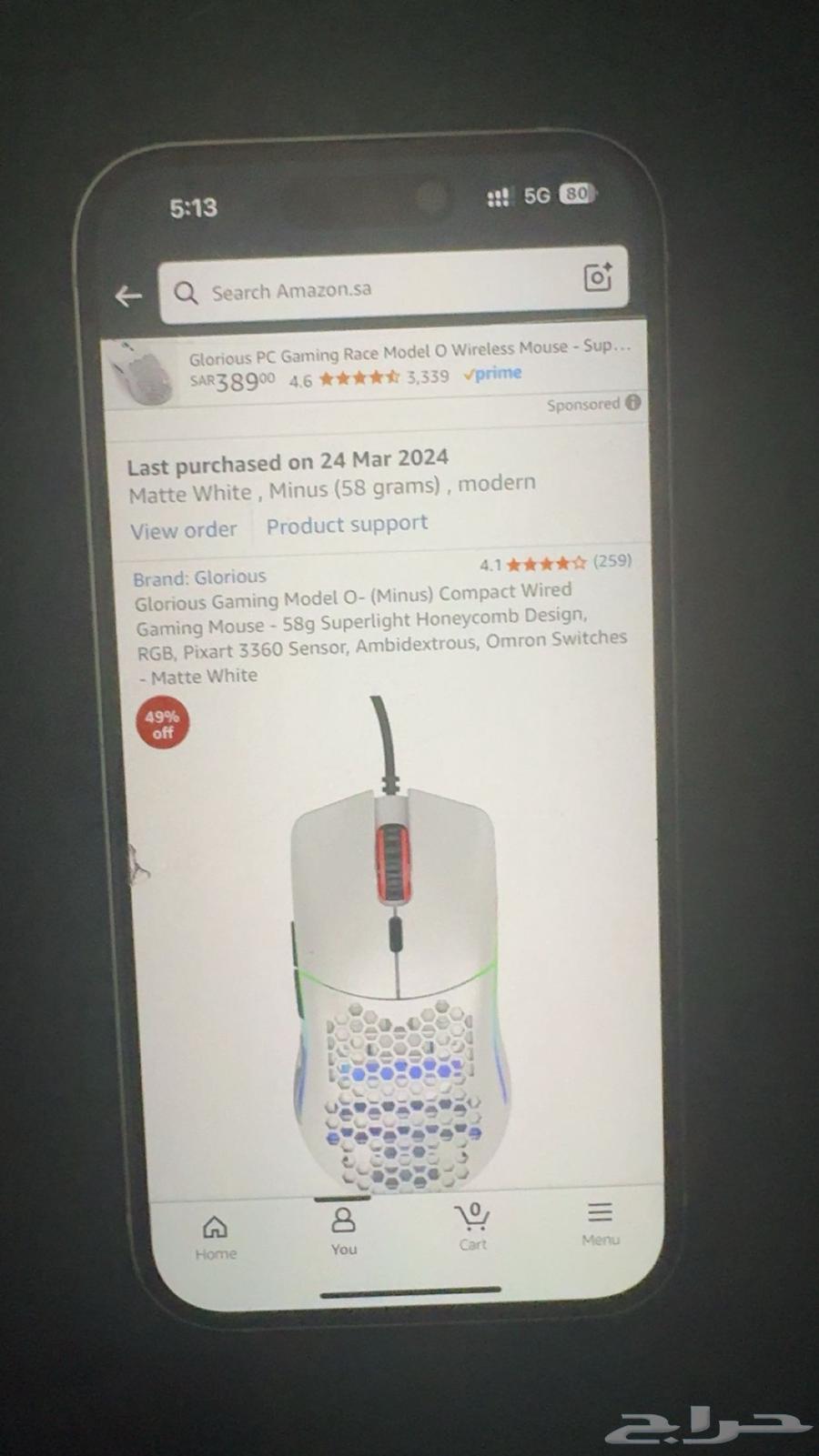 Redragon White Keyboard K530 Pro 60% Brown Switch and White Glorious Model O Mouse63622794234882114