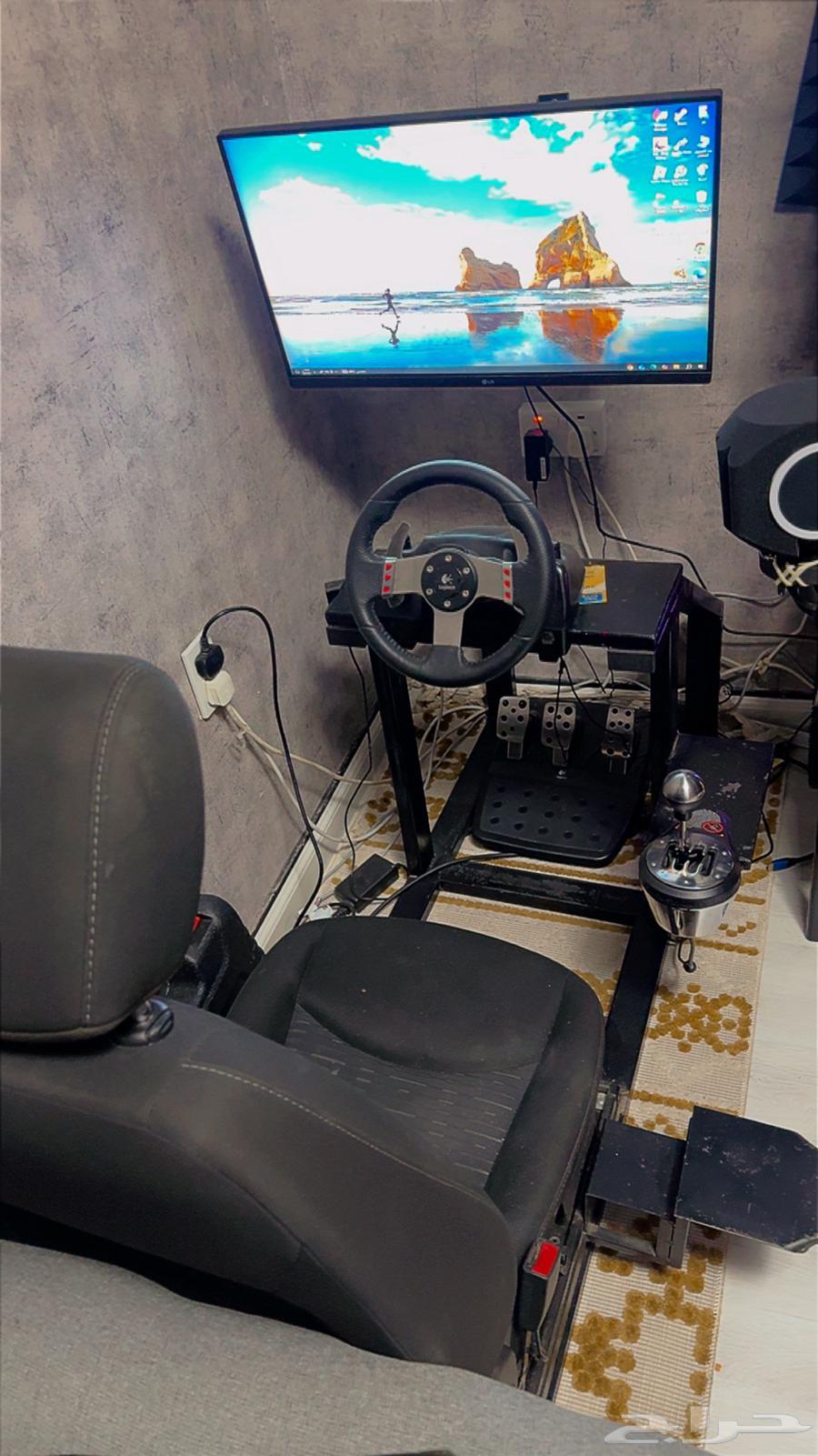 Gaming PC for sale with racing seat for gaming636192563139851118