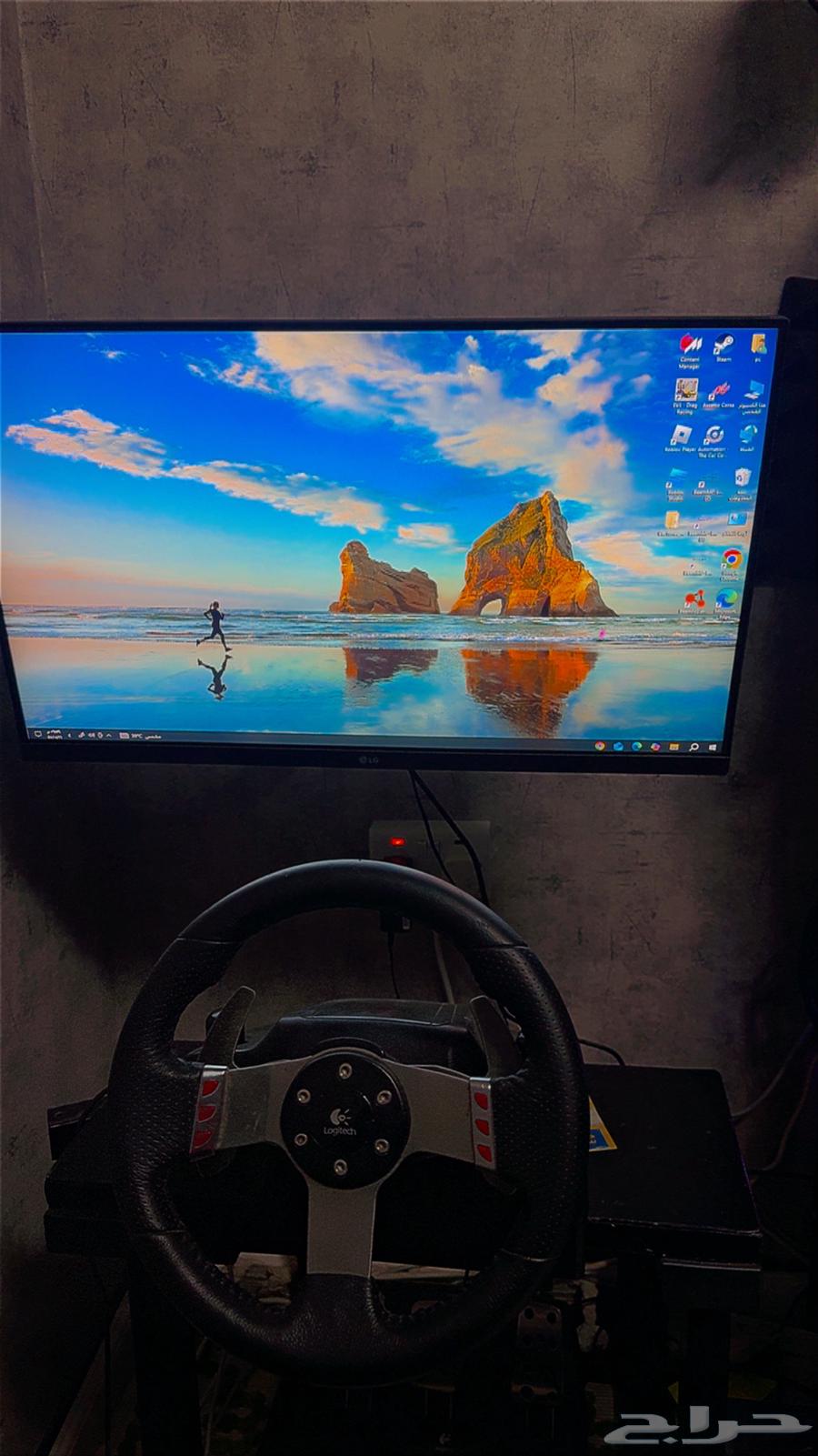 Gaming PC for sale with racing seat for gaming63619256313985112