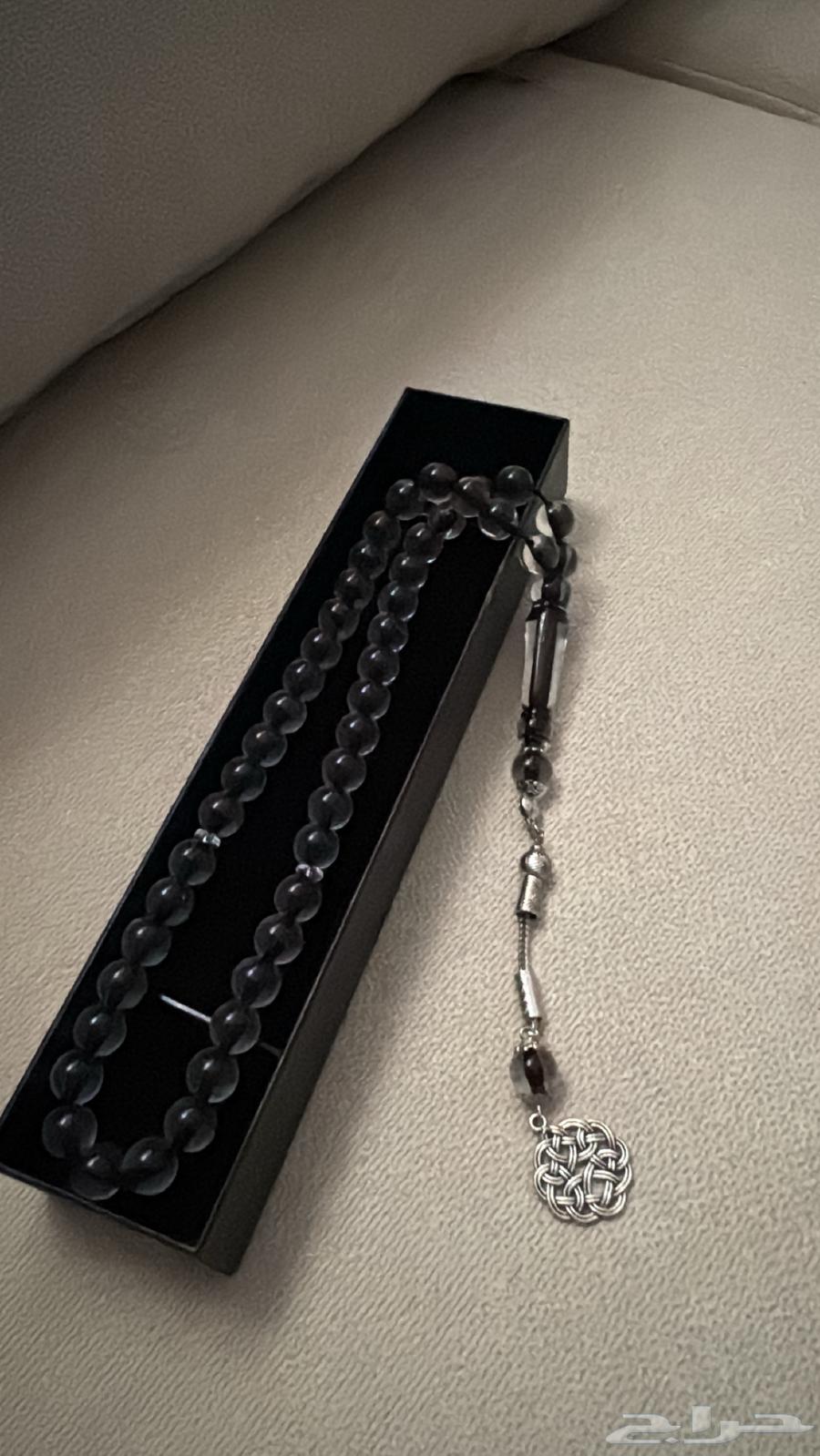 Transparent Black Bakelite Rosary63623047460355112