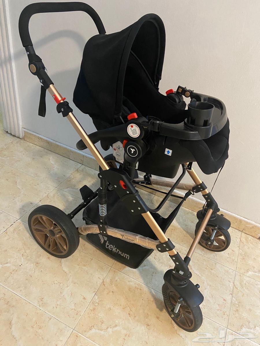 عربة أطفال ماركة تكنوم شبه جديدة63654679682177111