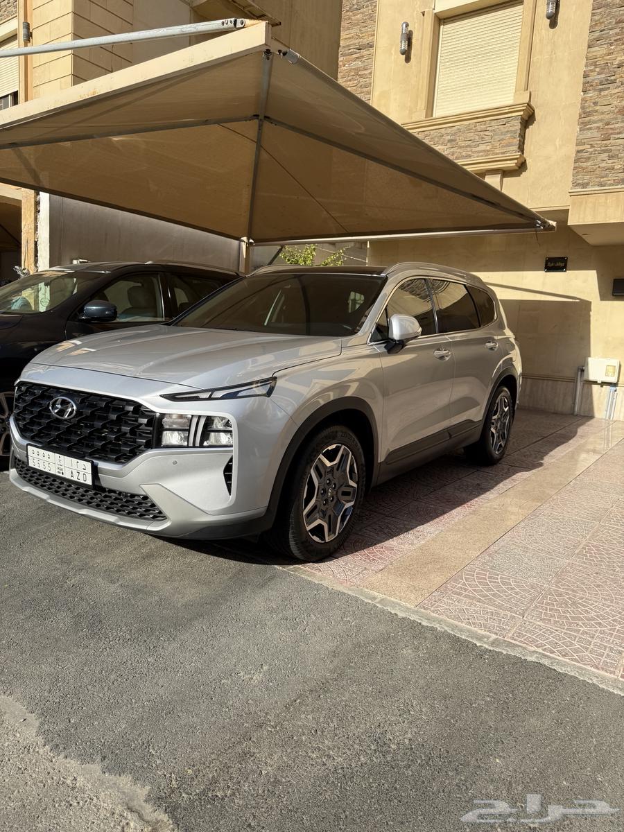 Hyundai Santa Fe 2022 Full Velvet Double Silver, Agency Condition, Almost New, Storage63654927272579111