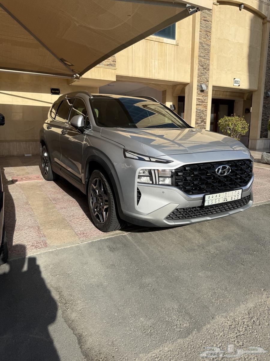 Hyundai Santa Fe 2022 Full Velvet Double Silver, Agency Condition, Almost New, Storage63654927272579112