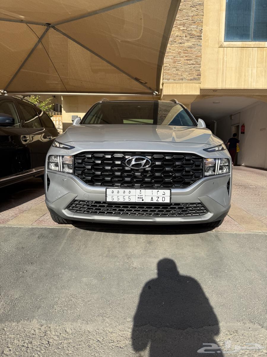Hyundai Santa Fe 2022 Full Velvet Double Silver, Agency Condition, Almost New, Storage63654927272579110