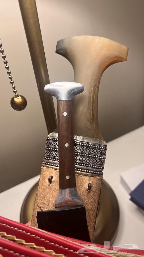 Antique Silver Dagger with Natural Horn63623129073923113