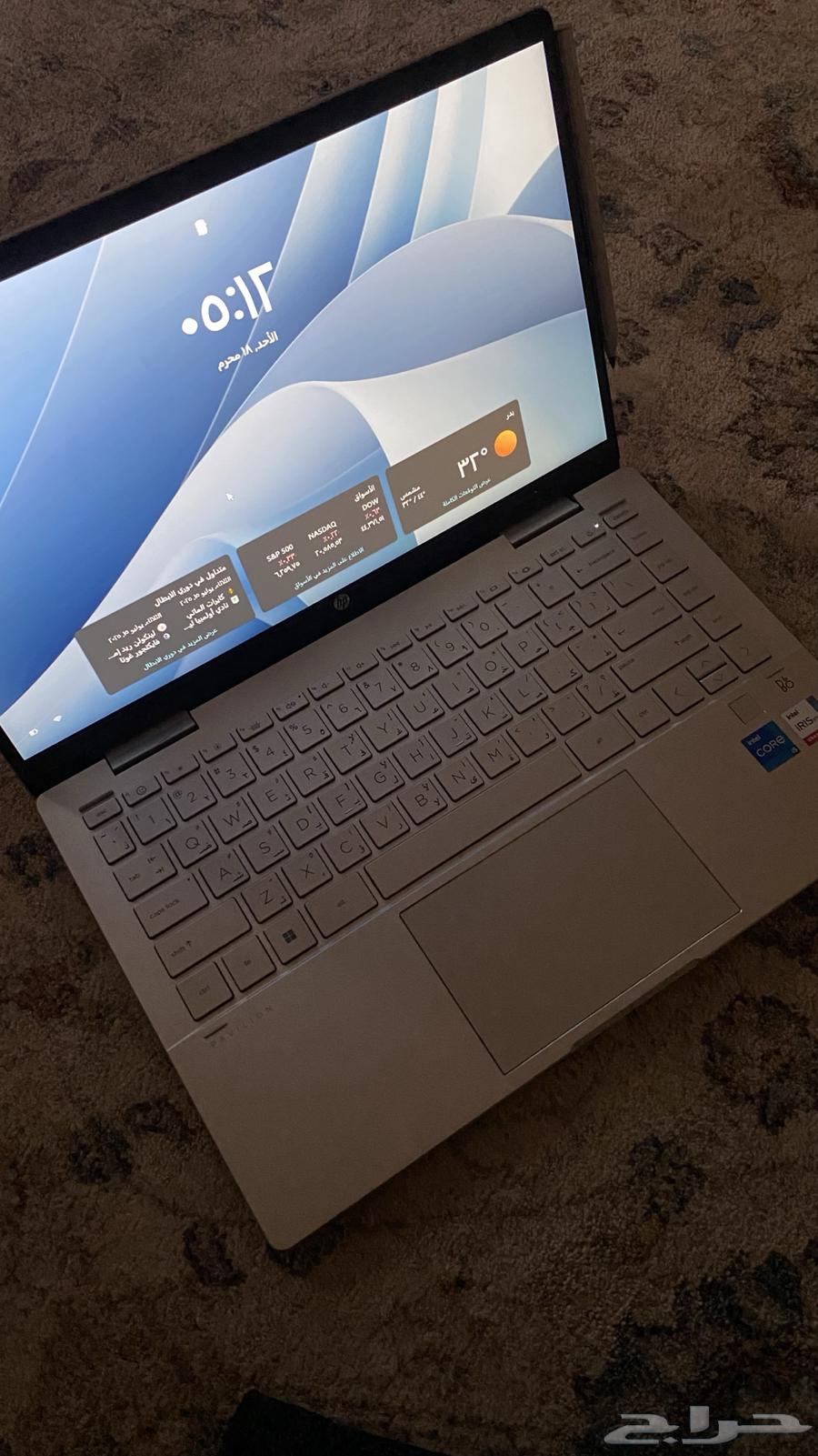 لابتوب HP مدة الاستخدام اسبوعين63654692398082113