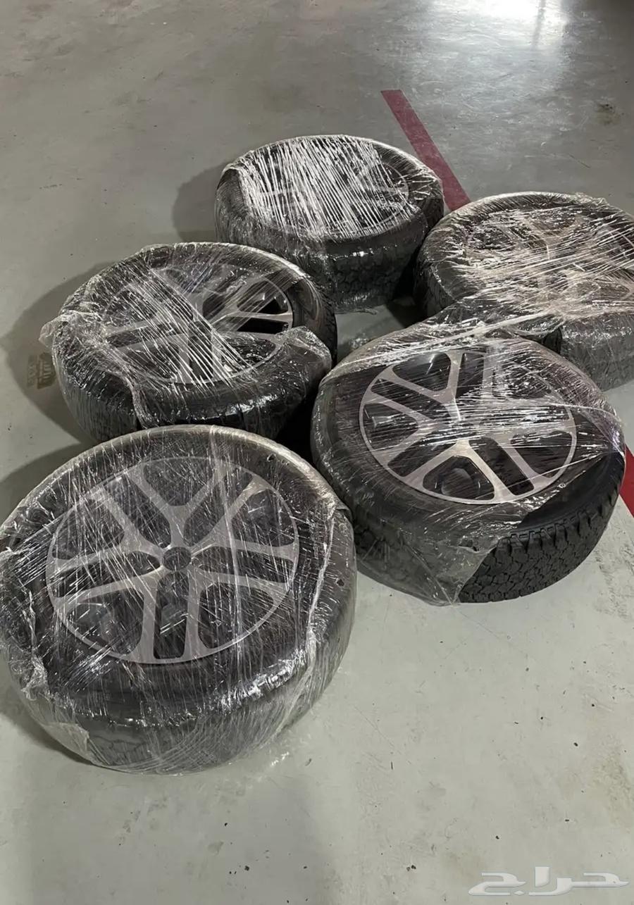 5 New Defender HSE Rims with Goodyear Half Rock Tires63655066646530110