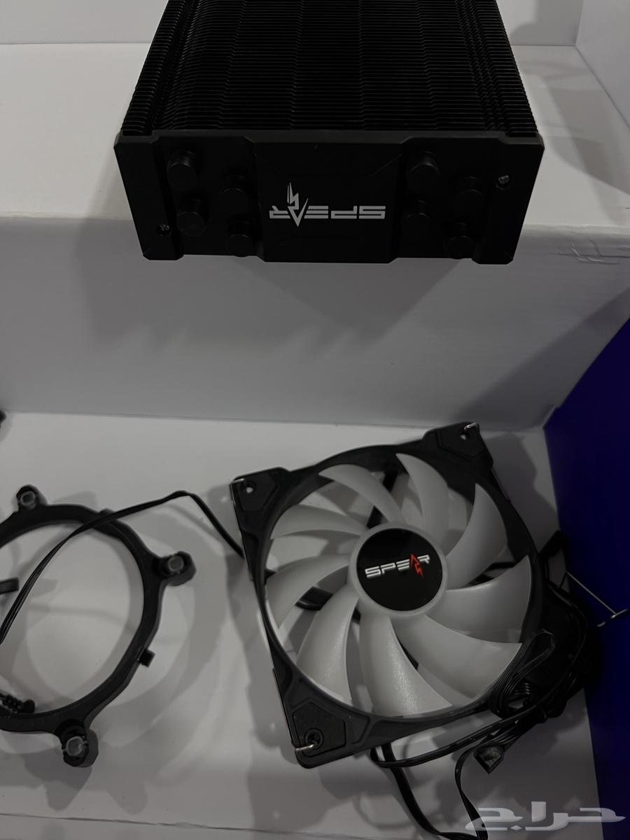 Professional air cooler from SPEAR company with RGB fans -63657218437249111