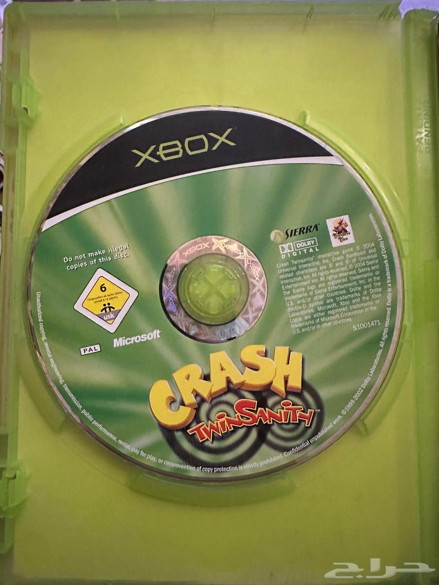 لعبة كراش توينسانتي Crash Twinsanity Xbox63654692743171110