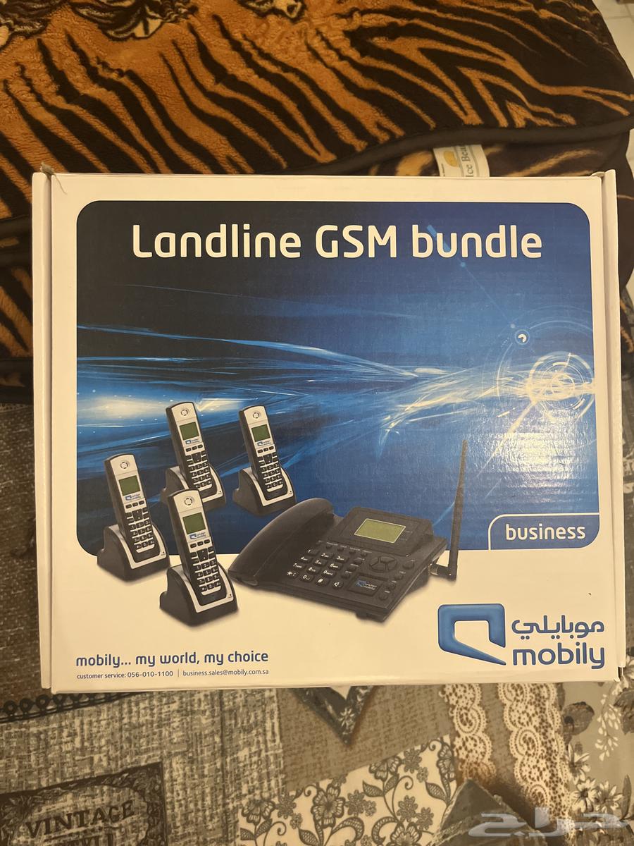هاتف ارضي مع اربعه اجهزة لاسلكيه63654961133571110