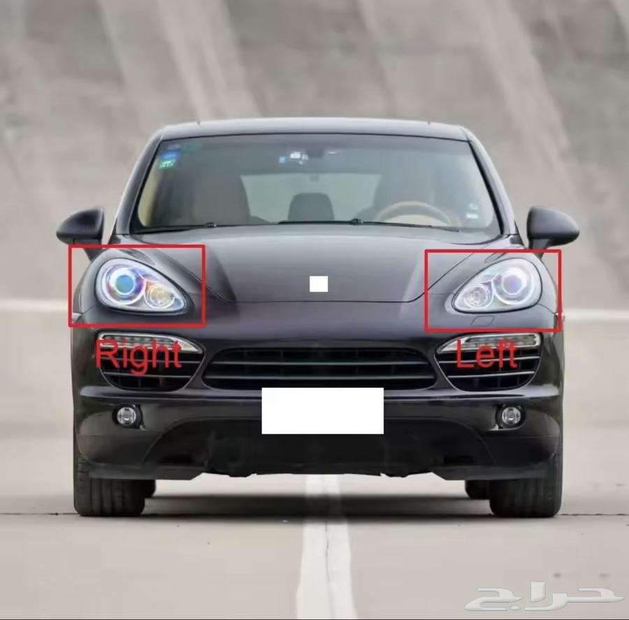 New Porsche Cayenne Headlight Glass63667519477378111