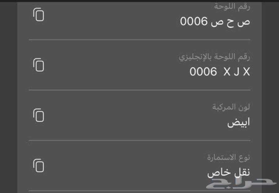 لوحة سيارة ( ص ح ص 6 )63668428226306111