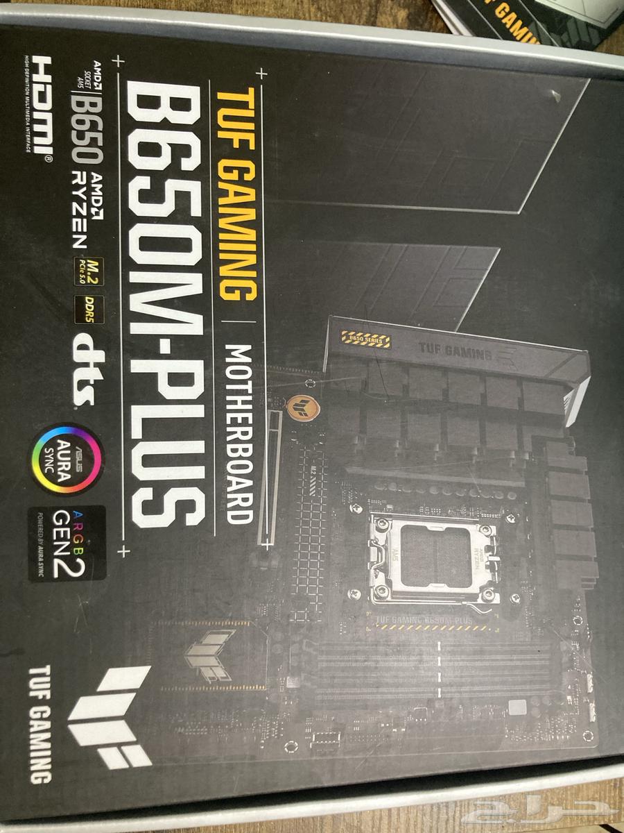 لوحة ام TUF GAMING B650M-PLUS جديد بكرتونه لم يستخدم63655105009025110