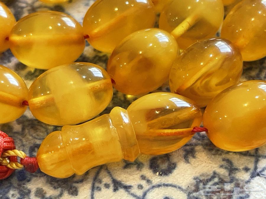Amber Rosary, Described, Color Changed (Sold)63655223659523114