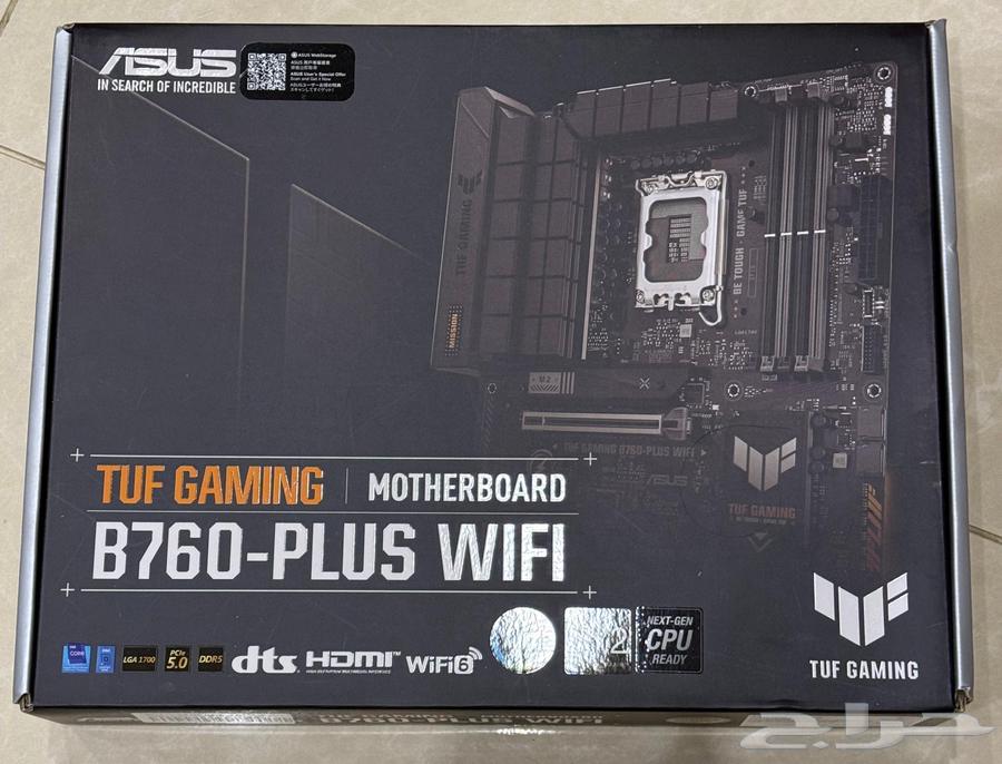 مذربورد asus tuf gaming b760 - plus wifi63655225246978110