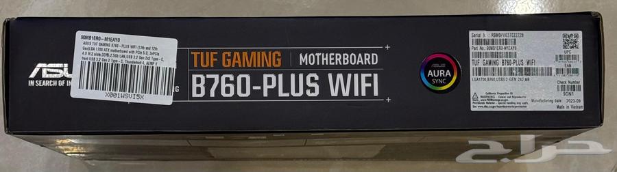 مذربورد asus tuf gaming b760 - plus wifi63655225246978114