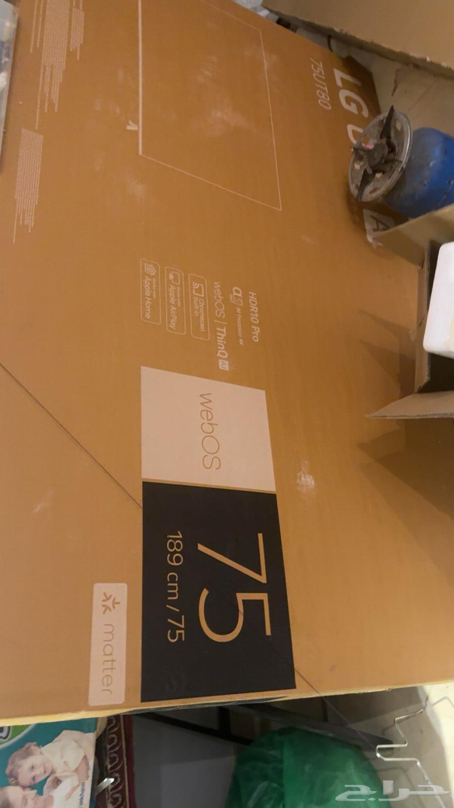 شاشات LG 75 بوصة جديدة63655610187778110