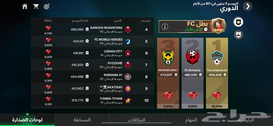 حساب فيفا موبايل للبيع وبسعر منطقي جدا63655516384001112
