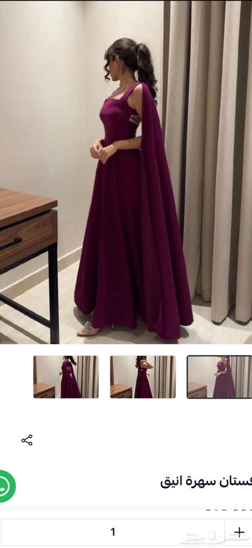 فستان سهره لم يستخدم الا مره ولبس 3 ساعات63655518761986110