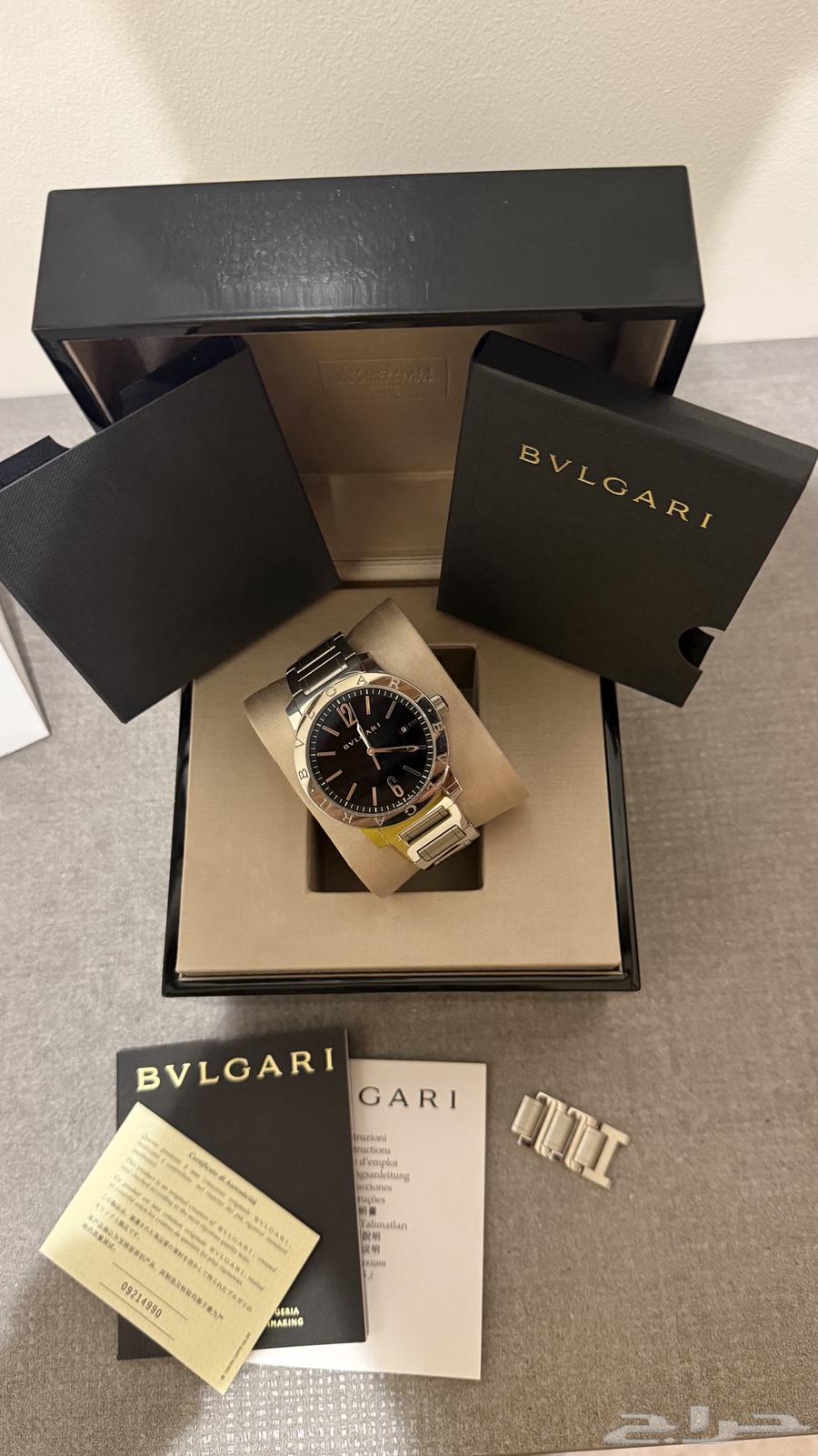 للبيع ساعة بولقري bvlgari مقاس 41 رجالية63667540959233111