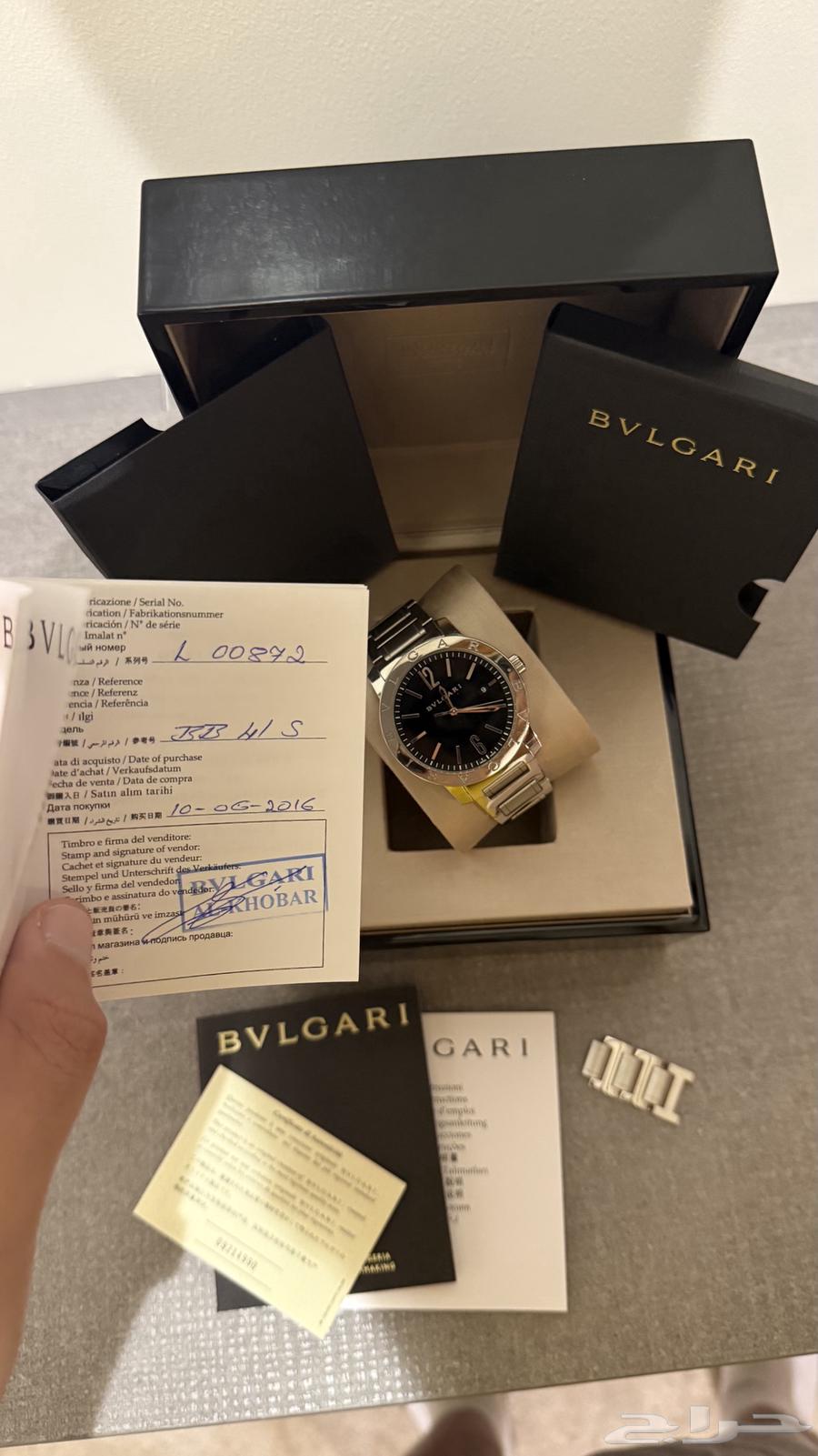 للبيع ساعة بولقري bvlgari مقاس 41 رجالية63667540959233112