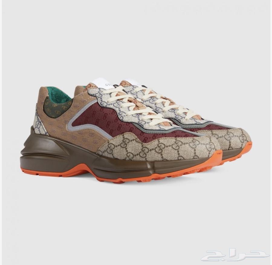 Gucci GG Supreme Pomegranate Beige Sneakers63657593252738111