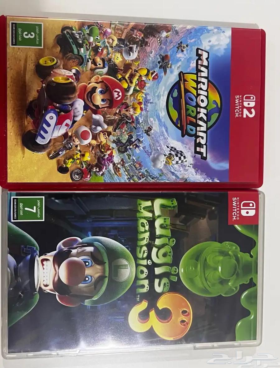 للبيع ألعاب نينتندو سويتش  Mario Kart و Luigi s Mansion 363655704732673110