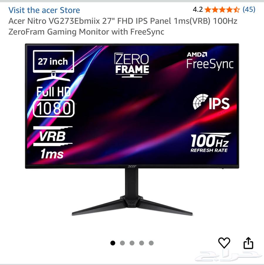 Acer 27-inch Screen, New Personal Use63655714437505112