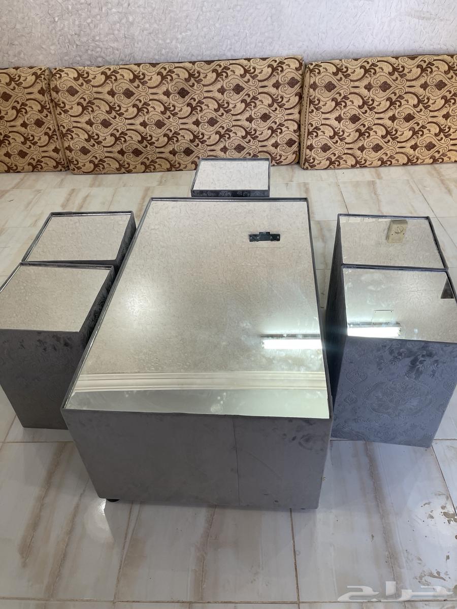 طاولة طويله وخمس صغيره القزاز سليم63655810135938111