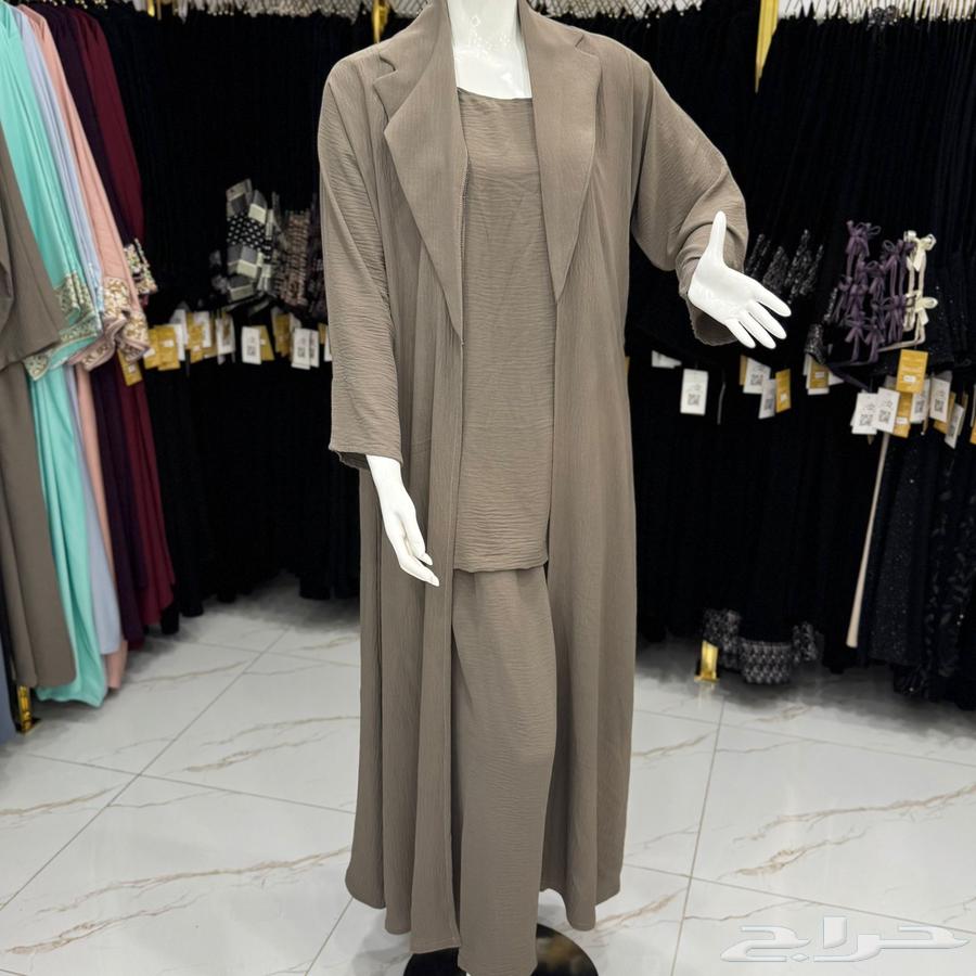 عبايات ملونه 3قطع63655890065025110