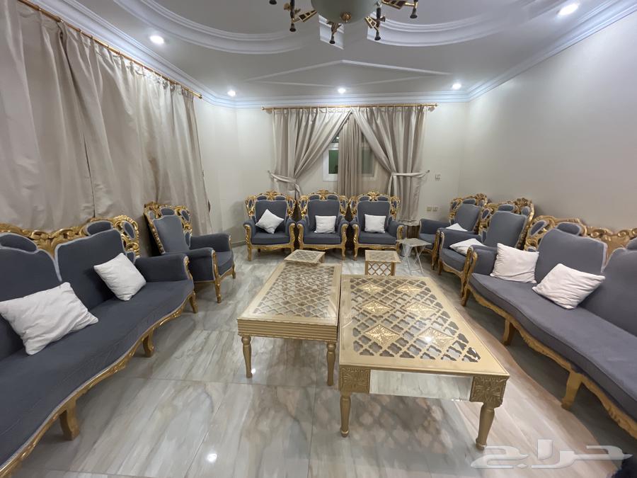 Classic sofa two large and seven small chairs with table and star63667536828417110