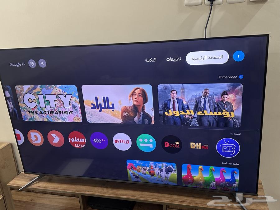 شاشة tcl 65 بوصه63657415421569110