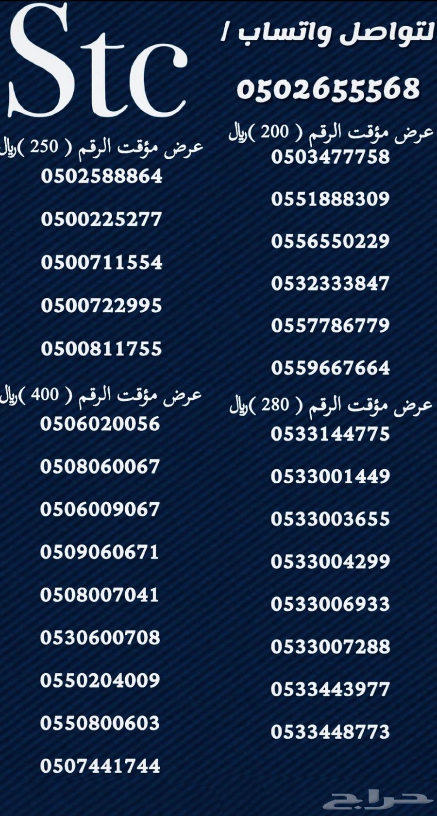 ارقام سوا مميزة63655617290243112