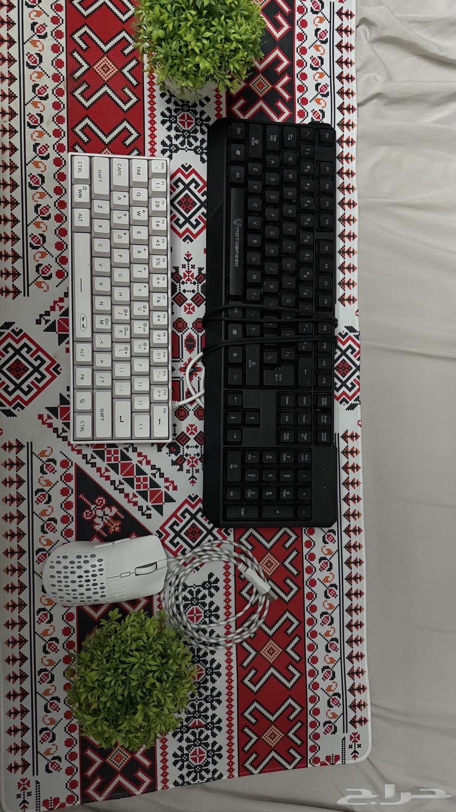 ماوس كيبورد كلهم RGB كيبورد مقاس 60 وكيبورد مقاس 100 ومايك63667544266497112