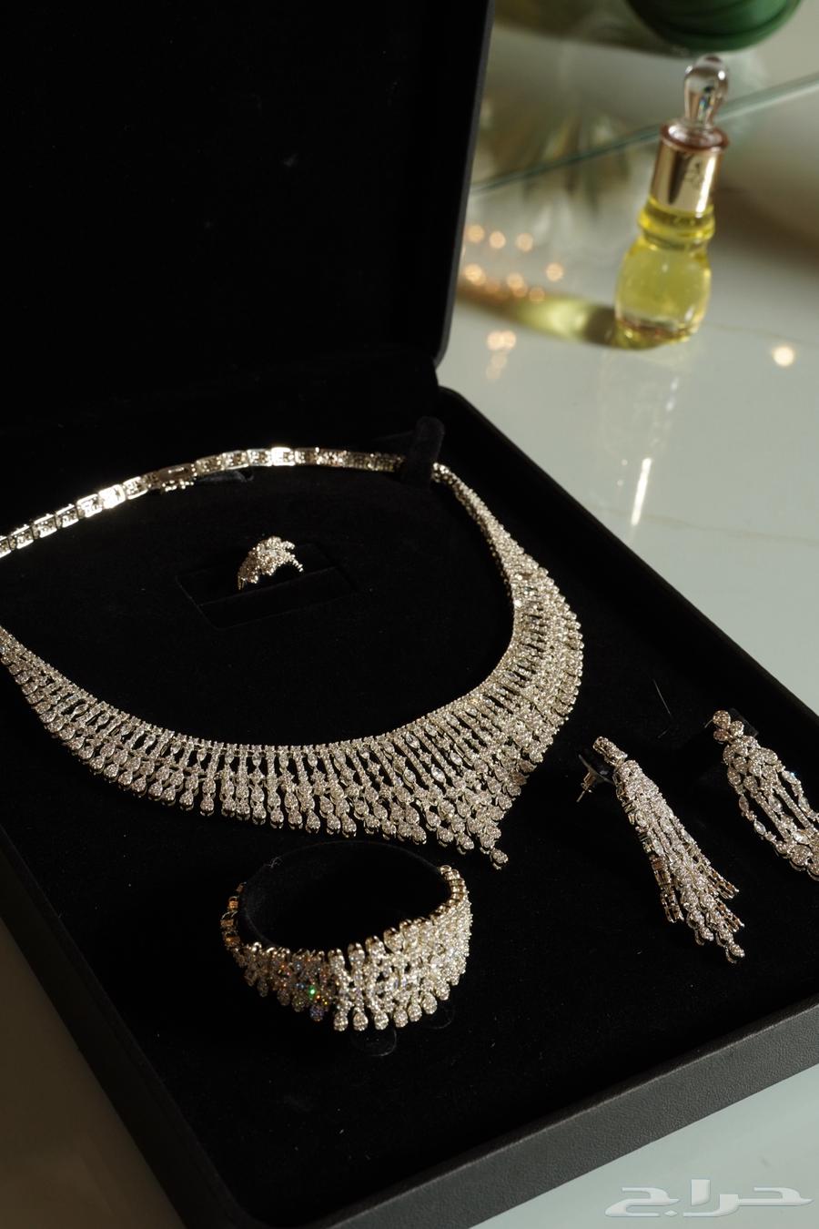 طقم اكسسوار وتاج عروسة63667551890050110