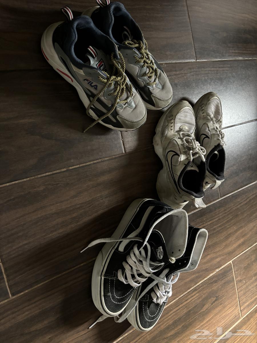 Authentic used shoe collection (Vans, Nike, Fila)63667685878531110