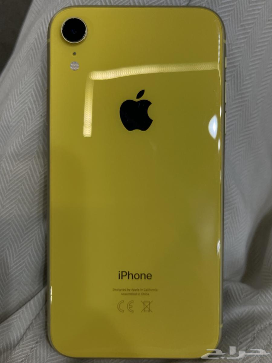ايفون XR مستعمل لونه اصفر نسبة بطارية 85 128 جيجا63674370367875111