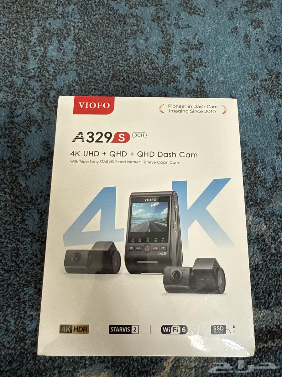 كاميرا سيارة VIOFO A329S جديدة (3 عدسات   4K   WiFi 6)63667685865218110
