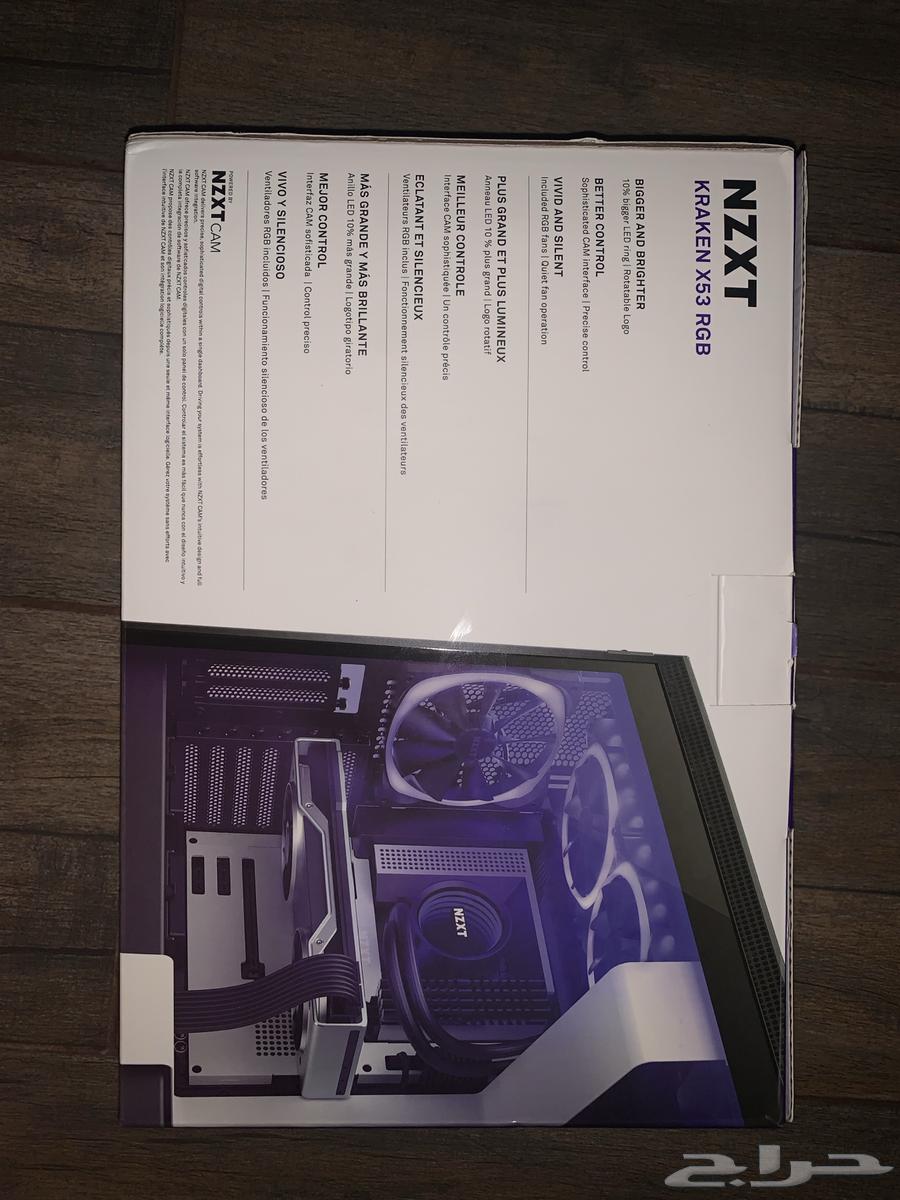 Two NZXT Kraken X53 RGB fans, white color, unused63667682884611111