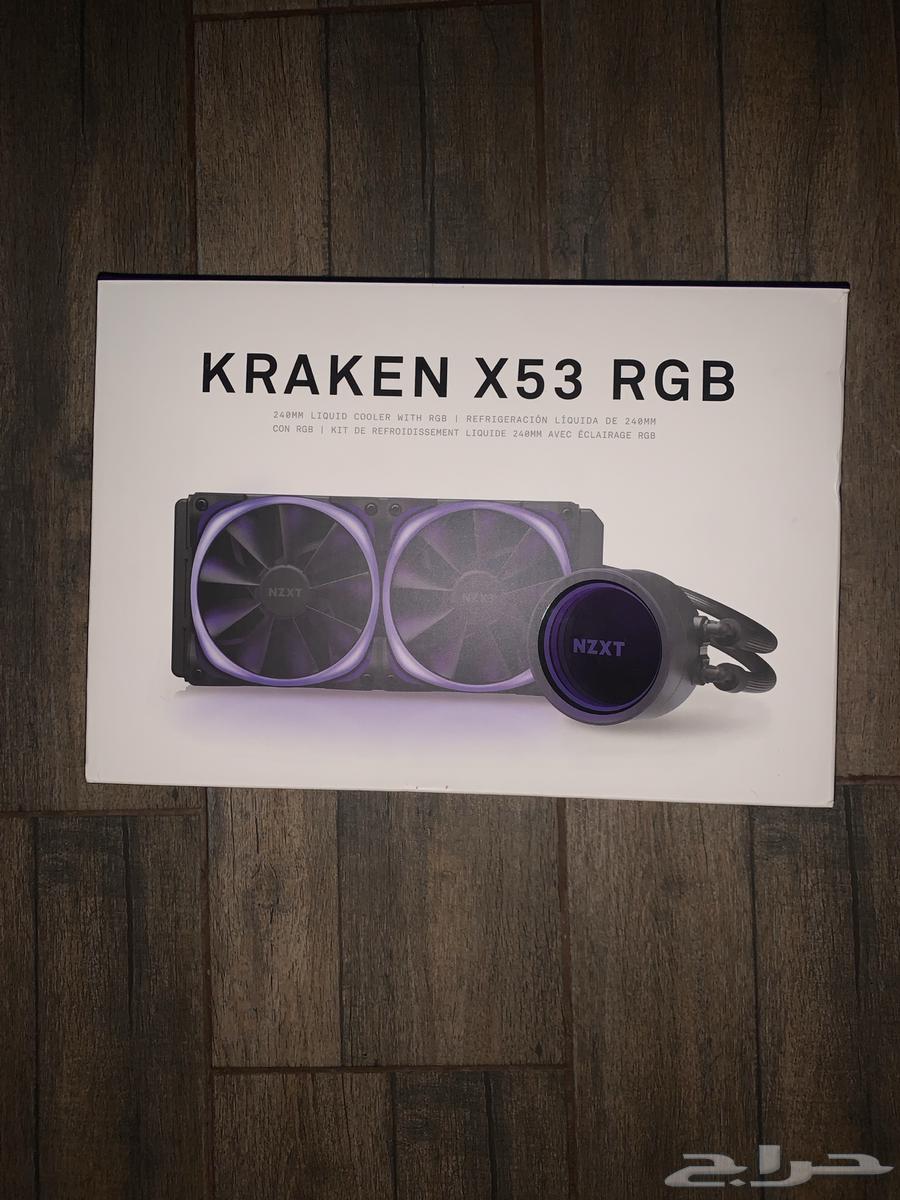 Two NZXT Kraken X53 RGB fans, white color, unused63667682884611113
