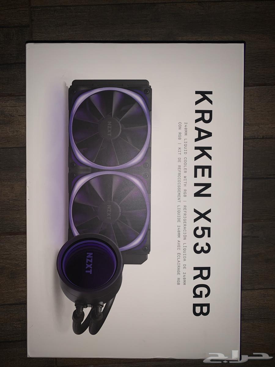 Two NZXT Kraken X53 RGB fans, white color, unused63667682884611110
