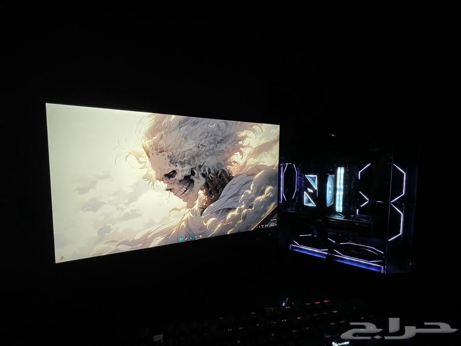 تجميعة بي سي قيمنق 5060 ti مع شاشة قيمنق مستعمل جديد63667544671747114