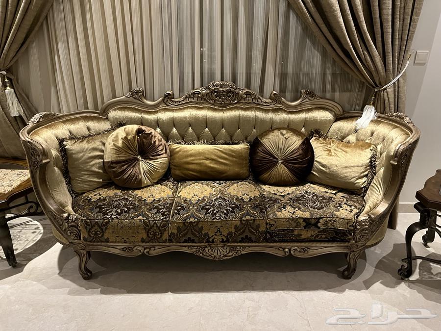 Four-piece living room sofa (golden)63667803559425110