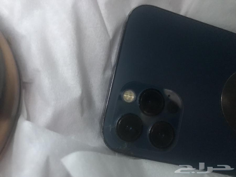 iPhone Pro mobile with slight hairline crack on the glass, working, 128GB memory63667801131137113