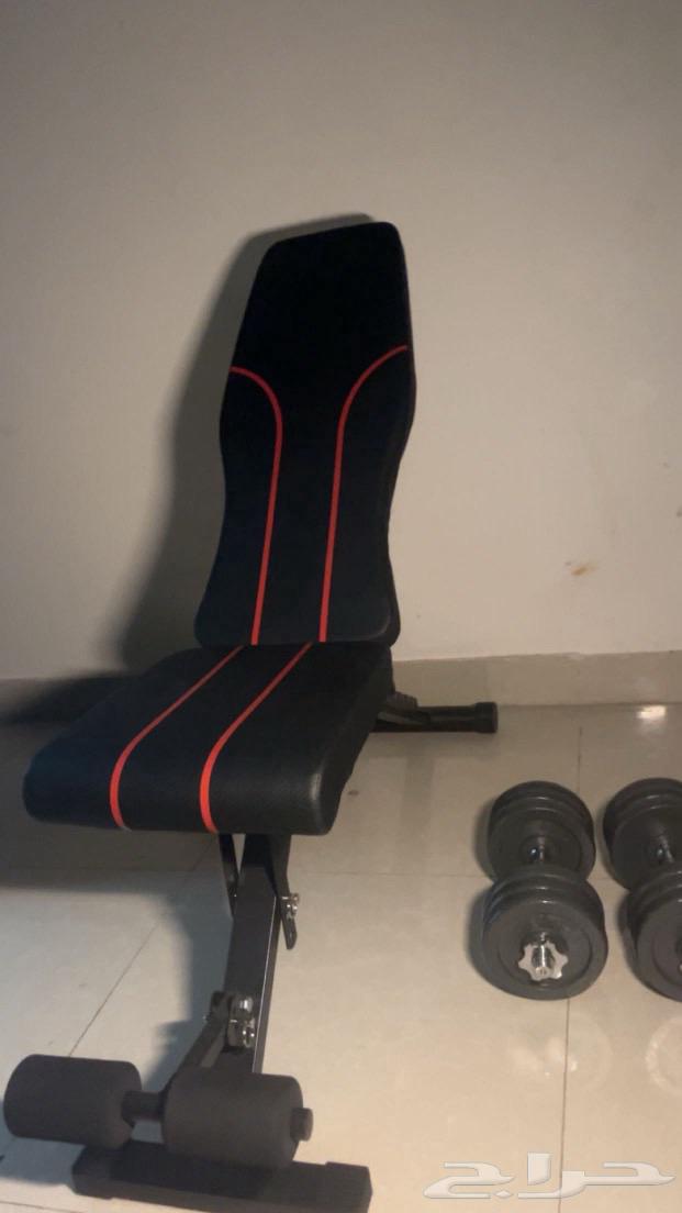 Wooden Club Chair and Dumbbells63667551186562111