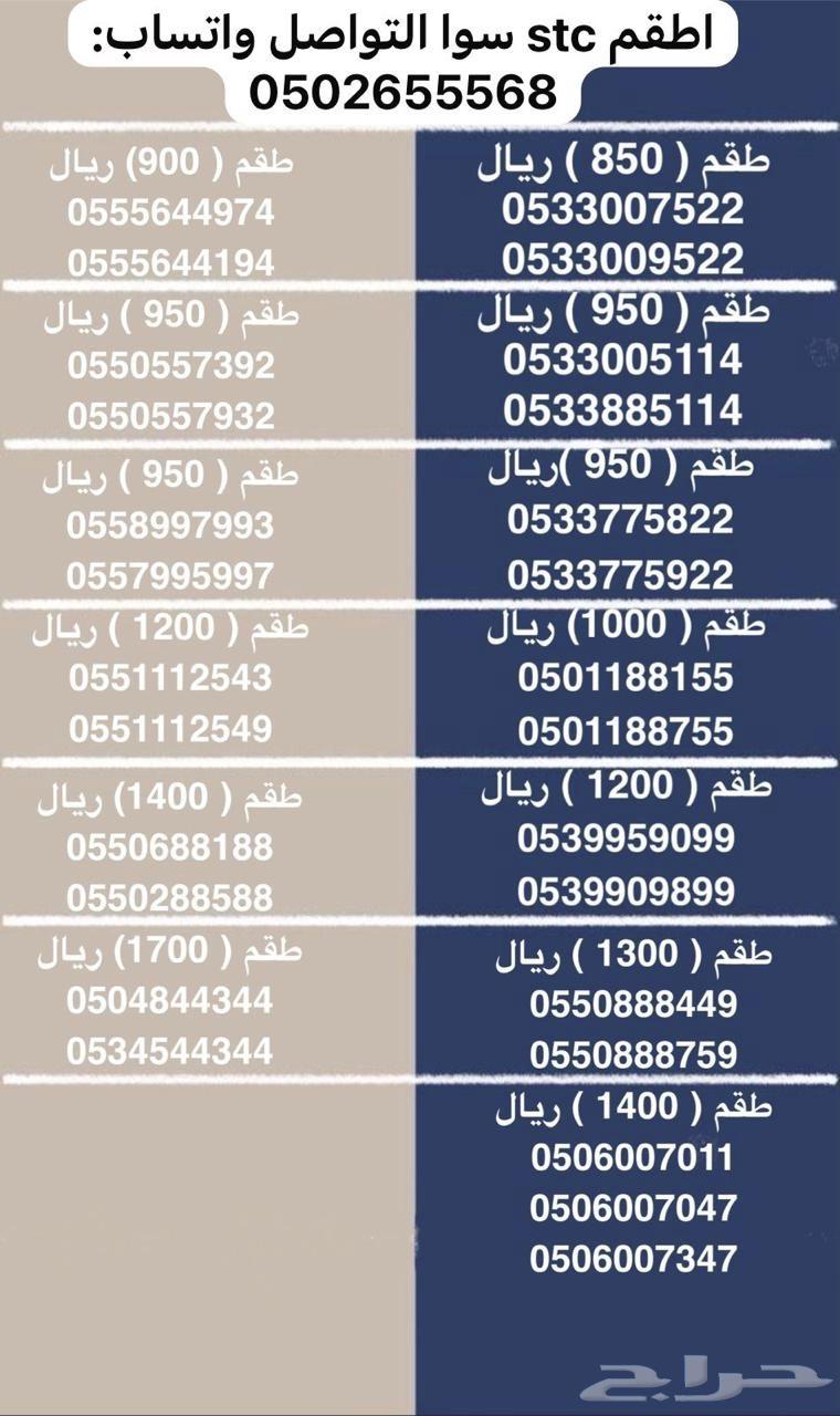 ارقام سوا مميزة63667547131394110