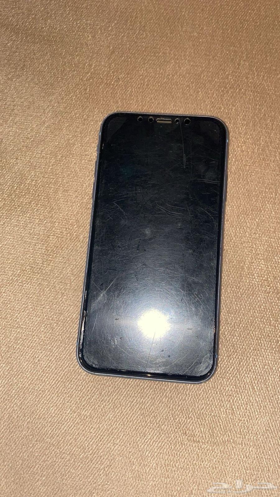 جوال آيفون xr نظيف فقط الخلفيه حقت الجواله مكسوره63670089585922112