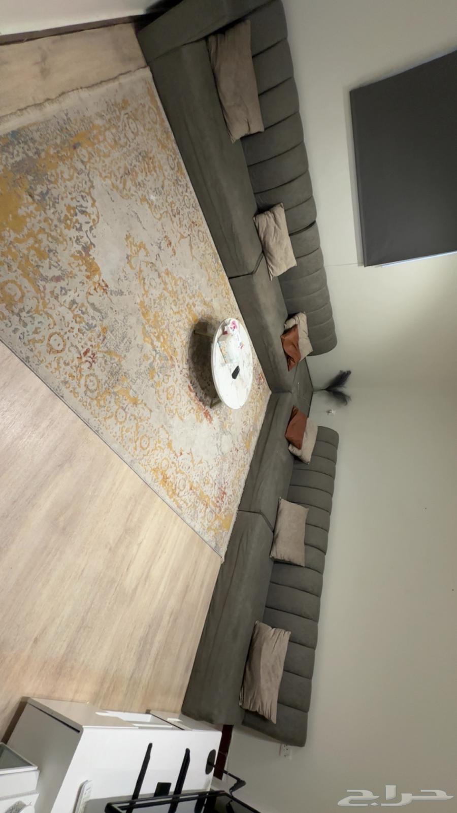 Semi-new sofa with accessories63668208476930110