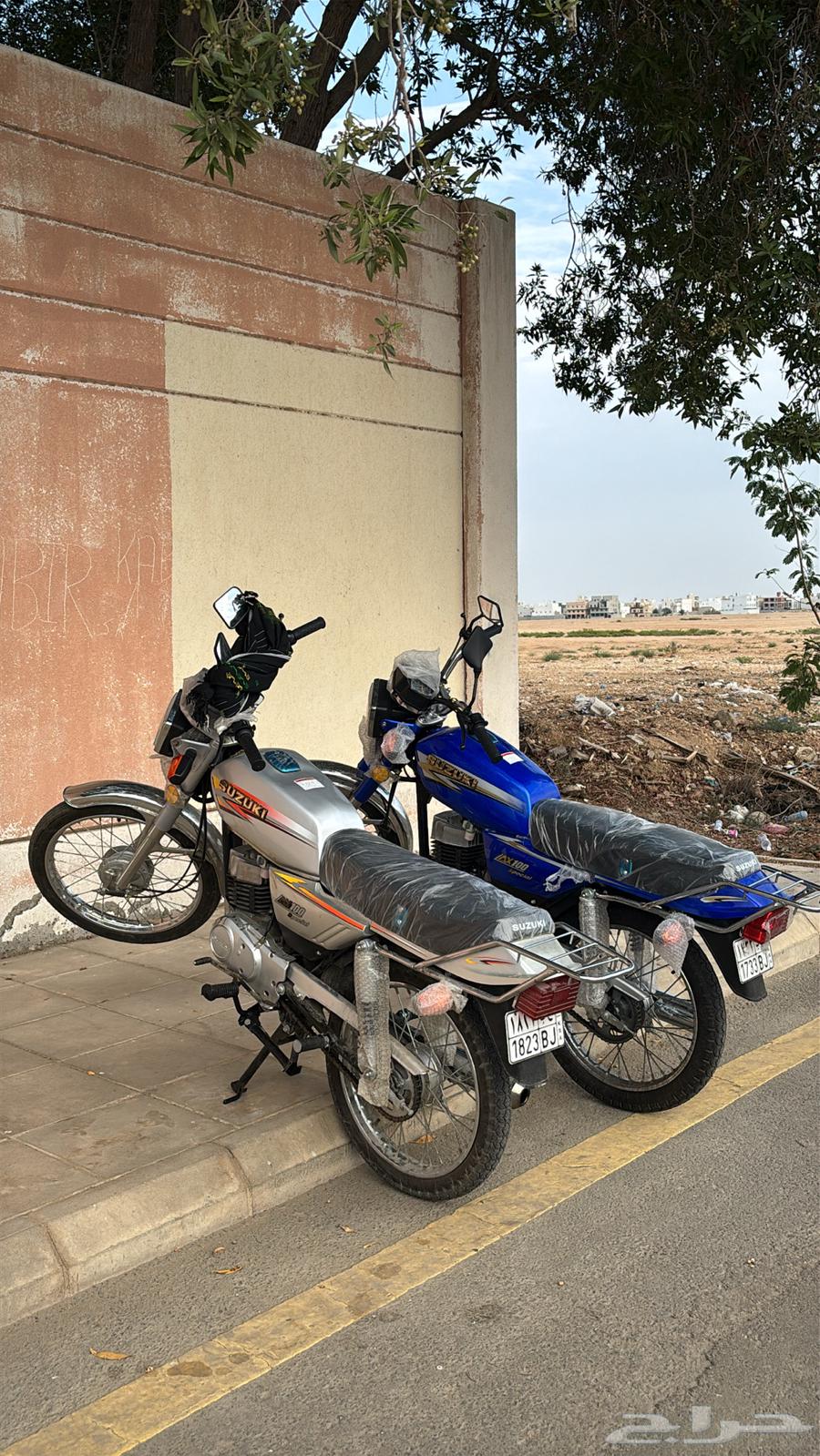 X100 (Suzuki) with plate and ready for transfer form, gray color63721941320323110