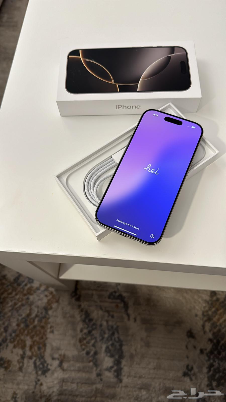ايفون 16 برو تيتانيوم 256G جديد63674545188610110